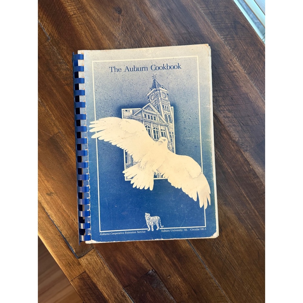 Vintage The Auburn Cookbook 1990 Alabama Extension Service Circular HE-3 Spiral